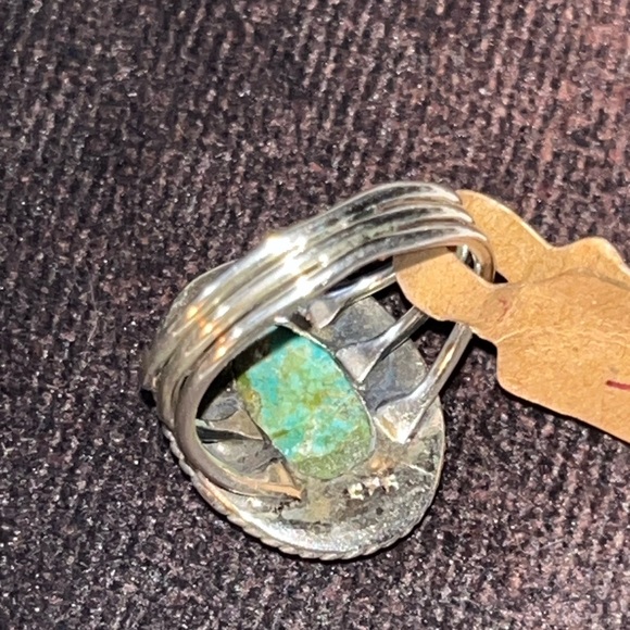 Kingman Turquoise Ring 925  NWOT - Picture 7 of 9